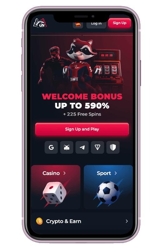 BetFury mobile app setup screen